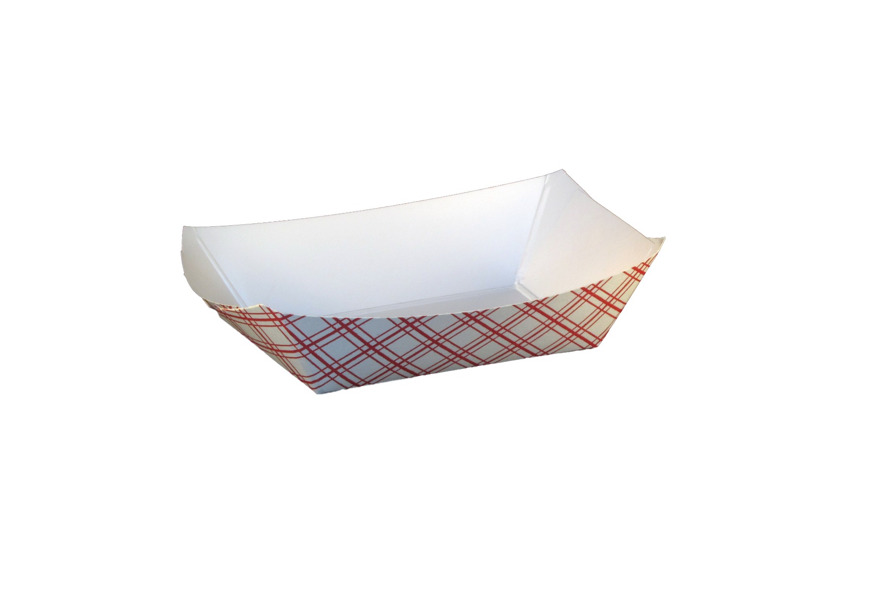 Kari-Out 8702 Specialty Food Tray #200, Paper, 2 lb, Red Plaid (Case of 1000)