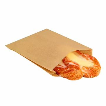 Bagcraft 300100 Grease-Resistant Paper Sandwich Bag, 6-1/2"X8", Natural (Case of 2000)