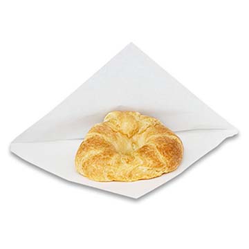 Bagcraft 300418 Dubl Open Bag/Basket Liner, Wax Paper, 7"X6-3/4", White (Case of 2000)
