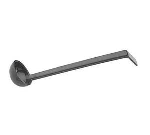 Cambro LD105110 Polycarbonate Ladle, 1oz, 10-1/2", Black