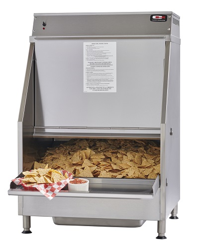 Carter-Hoffmann CW4E Gravity Feed Chip Warmer W/ 44 Gallon Capacity