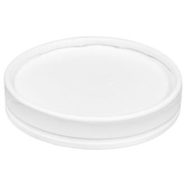 Inno-Pak 193955484 Paper Lid fits 8-16oz Soup Cup, White | myBoelter