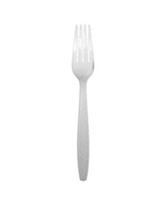 Empress E173001 Gala Xtra HW White Plastic Fork - 10/100 (Case of 1000)