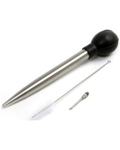 Norpro 5898 Stainless Steel Baster w/ Needle & Cleaning Brush