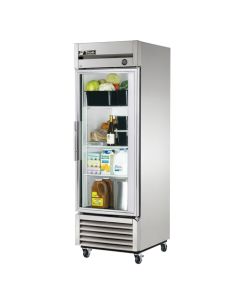 True T-23G-HC~FGD01 Reach-In Refrigerator, One-Section, Glass Door, 115V