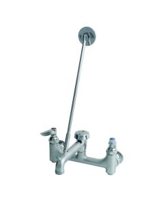 T&S Brass B-0665-BSTR Service Sink Faucet, Rough Chrome Finish