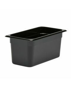 Cambro 36CW110 Camwear Food Pan, 1/3 Size, 6" Deep, Black