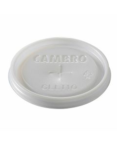 Cambro CLLT10190 Disposable Lid for Laguna Tumbler #LT10 (Case of 1000)