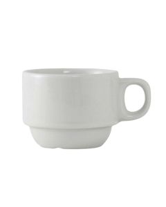 Tuxton ALF-0303 Alaska Demitasse Cup, 3oz, Porcelain White (Case of 36)