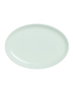 Steelite 6940E653 Varick Alpha Ceram Coupe Plate, 9"X6-3/8", White