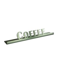 Service Ideas 1C-BF-COFFEE-SIGN Beverage ID Sign, "Coffee", 1"HX6-1/2" W