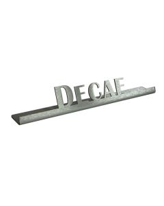 Service Ideas 1C-BF-DECAF-SIGN Beverage ID Sign, "Decaf", 1"HX6-1/2"W