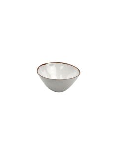 G.E.T. B-66-RM Rustic Mill Irregular Bowl 2qt, 9", Cream