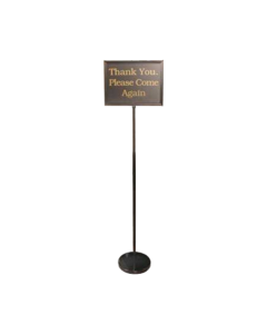 FMP 280-1729 Message/Director Sign w/ Floor Stand