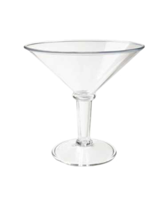 G.E.T. SW-1419-1-SAN-CL Plastic Jumbo Martini Glass, 48oz, Clear (Case of 3)