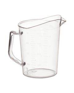 Winco PMU-100 Polycarbonate Measuring Cup, 1qt, Clear