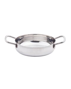 Tablecraft 10292 Mini Stainless Steel Brazier Pan, 16oz