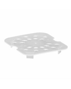 Cambro 60PPD190 Food Pan Drain Shelf, 1/6 Size, Translucent