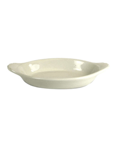 ITI WRO-15-AW, Oval Ceramic Rarebit, 15oz, American White