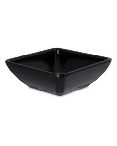 Carlisle 086003 Square Melamine Ramekin, 2oz, Black