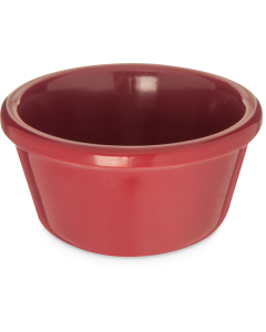 Carlisle S28058 Smooth Melamine Ramekin, 3oz, Roma Red