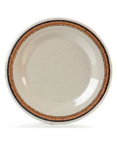 Carlisle 43011908 Durus® Melamine Wide Rim Dinner Plate, 10-1/2", Sierra on Sand