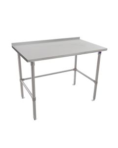 John Boos ST6R1.5-3072SBK-X Stainless Steel 72"W x 30"D Work Table