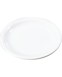 Carlisle 3300602 Sierrus™ Melamine Narrow Rim Salad Plate, 7-1/4", White