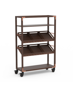 Steelite MGCCAN04DCXW Canvas Farm To Table Display Shelf