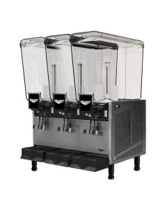 Vollrath VBBE3-37-S Pre-Mix Refrigerated Beverage Dispenser, (3) 5.3 Gallon Bowls