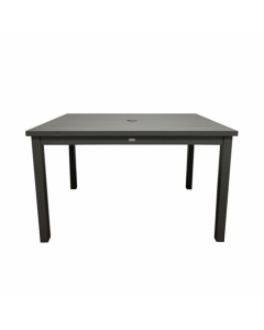 Grosfillex US929288 Sigma Complete Outdoor Table, 48" x 34"