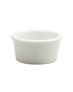 Oneida F8010000612 Oneida F8010000612 White 2-1/2oz Fluted Ramekin (Case of 36)