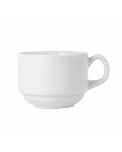 Tuxton ALF-0803 Alaska Cup, 8oz, Porcelain White