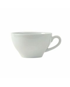 Tuxton ALF-080B Alaska Euro Cup, 8oz, Porcelain White