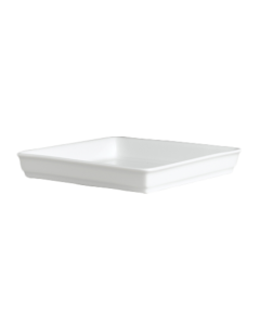 Steelite 6300P109 Aura 5-3/4'' Square Tray, White (Case of 24)