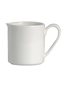 Steelite 6940E6073 Parliament Creamer w/ Handle, 3-1/2oz, White (Case of 24)