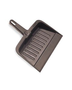 Rubbermaid FG200500CHAR Heavy Duty Dust Pan Plastic, 12 1/4", Charcoal