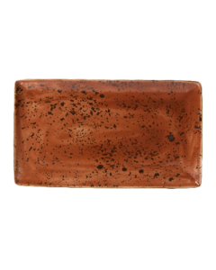 Steelite 11330556 Craft Terracotta 12-1/2"X7-1/2" Rectangular Platter (Case of 6)