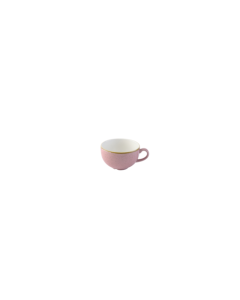 Churchill SPPSCB281 Stonecast Petal Pink 12oz Cappuccino Cup w/ Handle (Case of 12)