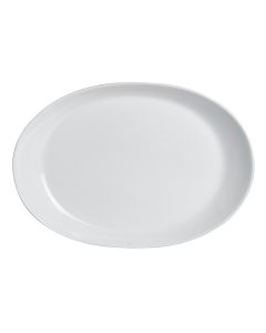 Steelite 6940E6094 Parliament 13-3/8"X9-1/4" Oval Platter, White (Case of 6)