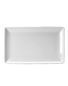 Steelite 6940E610 Parliament Rectangular Tray, 14-1/2"X6-1/2", White (Case of 6)