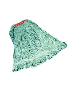 Rubbermaid FGD21306GR00 Large Super Stitch Blend Mop w/ 1" Headband, Green