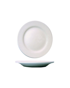 ITI DO-5 Dover™ Wide Rim Plate, 5-1/2", European White