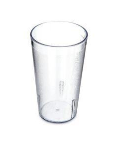 Carlisle 521207 Stackable Pebbled Tumbler, 12oz, Clear (Case of 72)