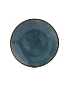 Tuxton GGE-003 Artisan Geode Plate, 7-1/4", Geode Azure