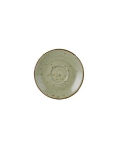 Tuxton GGO-086 Artisan Geode Espresso Saucer, 5", Geode Olive