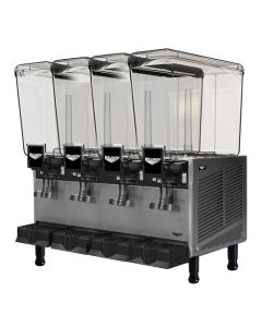 Vollrath VBBE4-37-F Pre-Mix Refrigerated Beverage Dispenser, (4) 5.3 Gallon Bowls