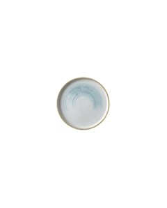 Churchill HAAMWP211, Homespun Accents Walled Plate, 8-1/4", Aquamarine (Case of 6)