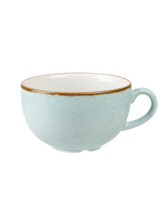 Churchill SDESCB441 Stonecast Cappuccino Cup w/ Handle, 17-1/2oz, Duck Egg Blue (Case of 6)