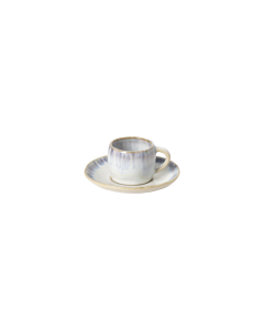 Costa Nova LNCS03-RIA Brisa Coffee Cup and Saucer, Ria Blue (Case of 1)